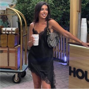 Last one! NWT Zara ZW Collection Asymmetric Lace Dress